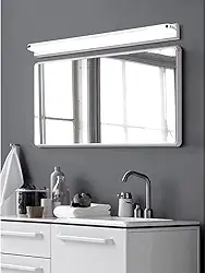 Luminária LED de Parede para Banheiro, 62 cm, Acabamento Cromado Arandela, Luz Branca Fria 6500K