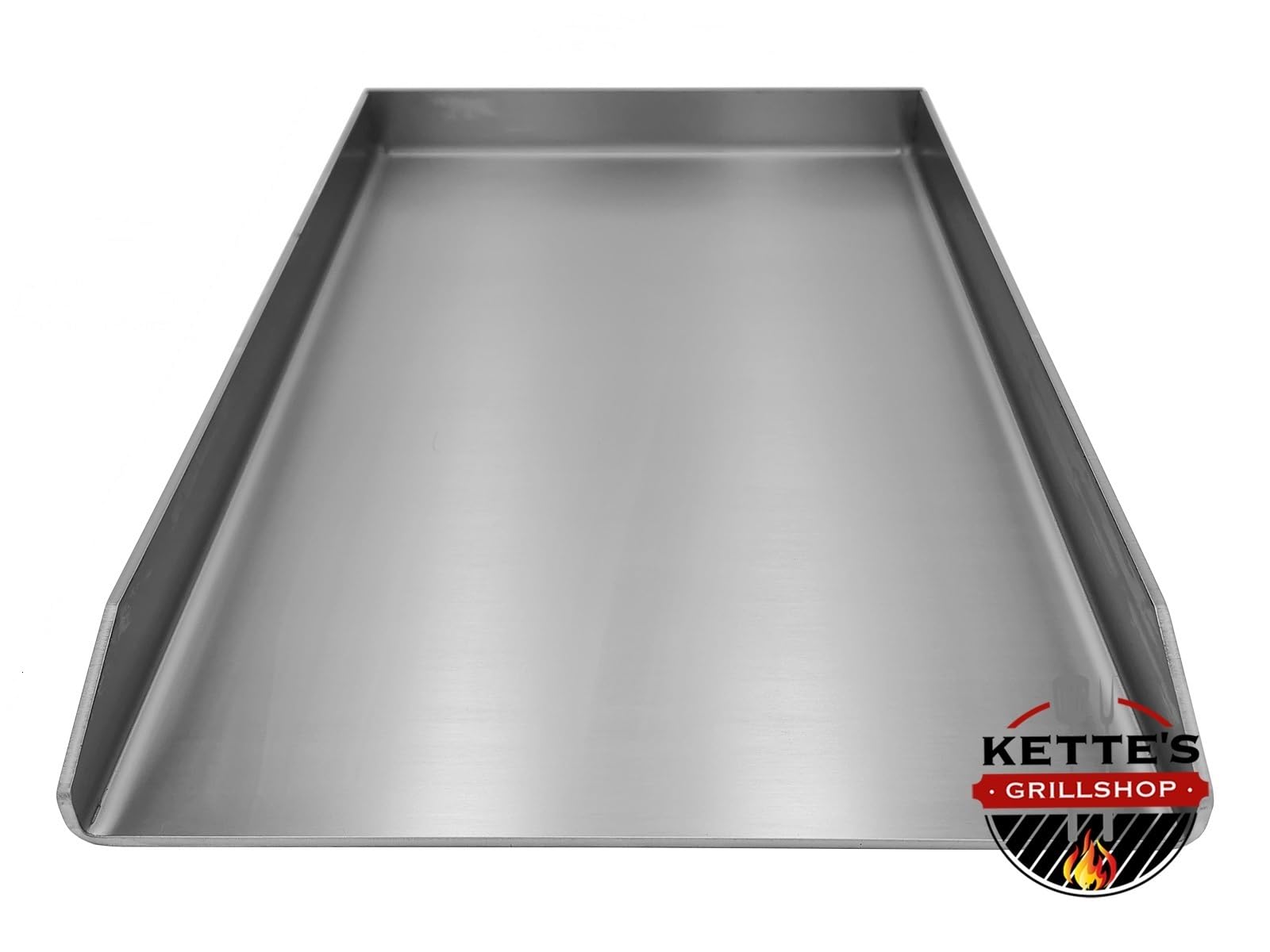 Edelstahl Plancha für Gasgrills/Grillplatte/kompatibel Napoleon Lex und Rösle Videro G3/G4/G6 (450x340mm)
