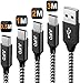 immagine 6Jufd Cavo USB C, [4 Pezzi,0.5M+1M+2M+3M] Nylon Cavo USB Type-C Ricarica Rapida e Trasferimento USB Tipo C Cable per Samsung S8 S9 Note 8,Huawei P10/Mate20,Mi A1,G6,Honor 10