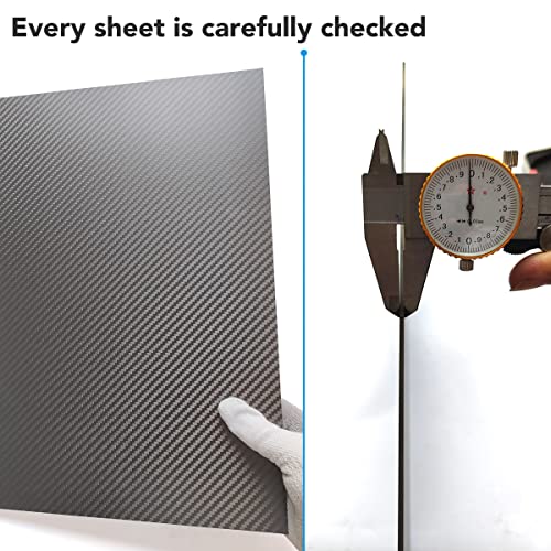 Cncarbonfiber 4Mm 300X400Mm 100% Carbon Fiber Sheet Laminate Plate Panel 3K Twill Matte Finish #TOP4