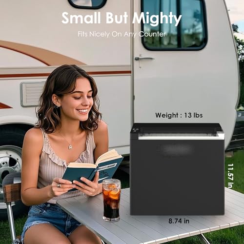Máquina para Hacer Hielo de Mostrador 26 Lbs/24h miniatura 2