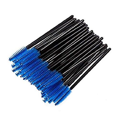 XZEN Disposable Eyelash Mascara Brushes Wands Applicator Eyebrow Brush Makeup Tool Kit Set (1000pcs, Blue)