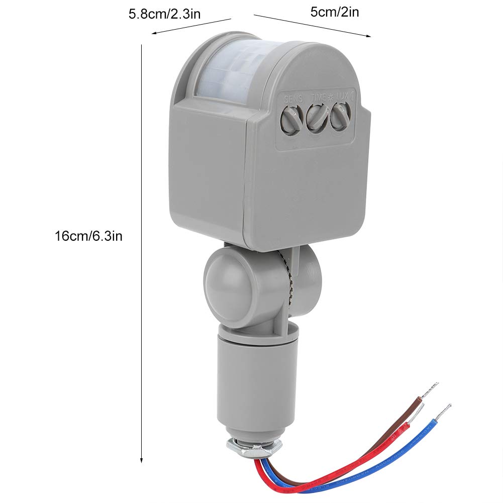 Infrared Motion Sensor Light, Energy Efficient LED Solar Indoor Outdoor Lamp Sensor for Home Office Yard
