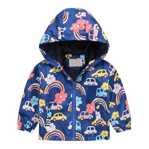 Boys Girls Children Spring Fall Winter Casual Windbreaker Printing Light Fashion Jacket Lightweight Coat