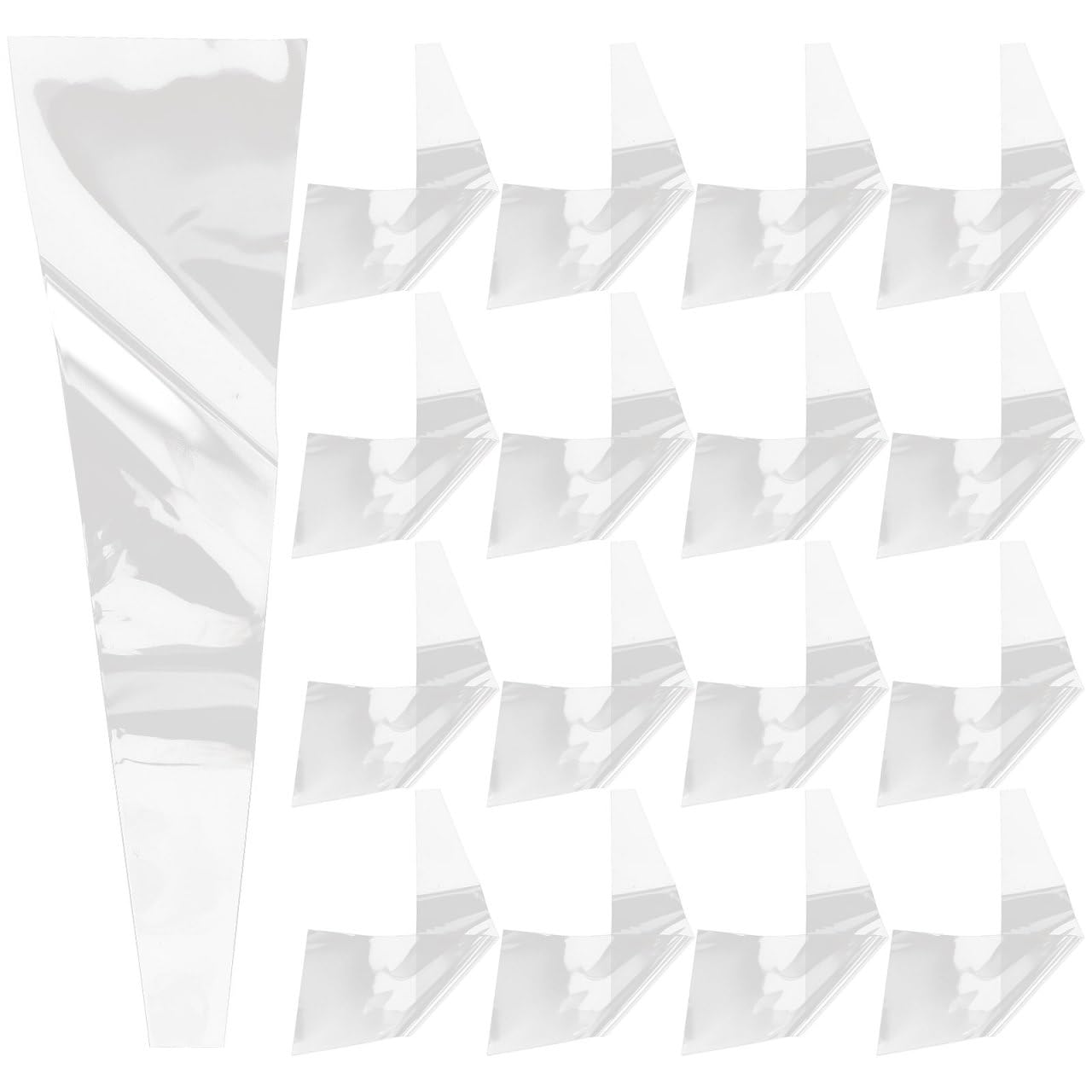 200 Stück Blumen-Geschenktüten, Hochzeitsstrauß, Hochzeitsgeschenk, Verpackung, Geschenkhüllen, Geschenk-Set