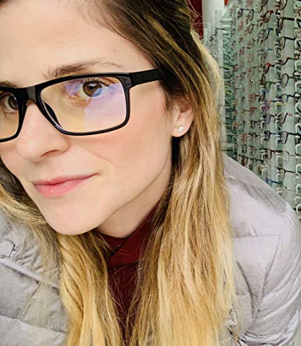 Blue Light Blocking Glasses – Anti-Fatigue Computer Monitor Gaming Glasses Prevent Headaches Gamer Glasses