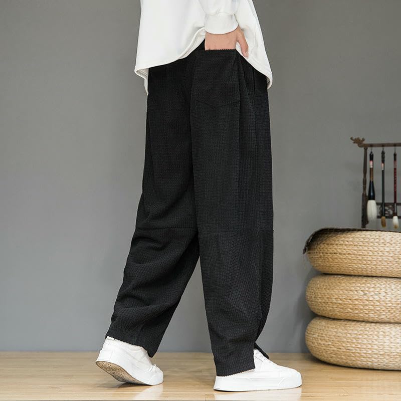 Pantalon en velours côtelé pour homme le style chinois tendance automne hiver