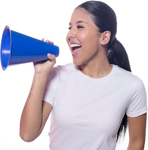 Miniatura 78 de Anderson's Megáfonos premium de 8 pulgadas que impulsan el espíritu escolar animadora Deportes Fútbol Baloncesto Regreso a casa Escuadrón Fiesta