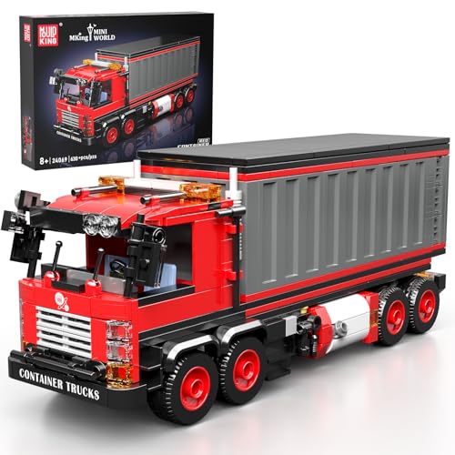Mould King 24069 Blocs de construction Camion jouet Pièces de construction Ensemble de construction de modèle de camion conteneur Camion modèle MOC Pièces de...