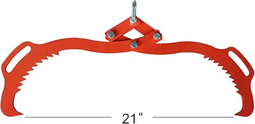 Miniatura 2 de Gancho de garra, pinzas de elevación de troncos, garra de madera resistente, deslizamiento de madera, elevación de troncos (21 pulgadas)