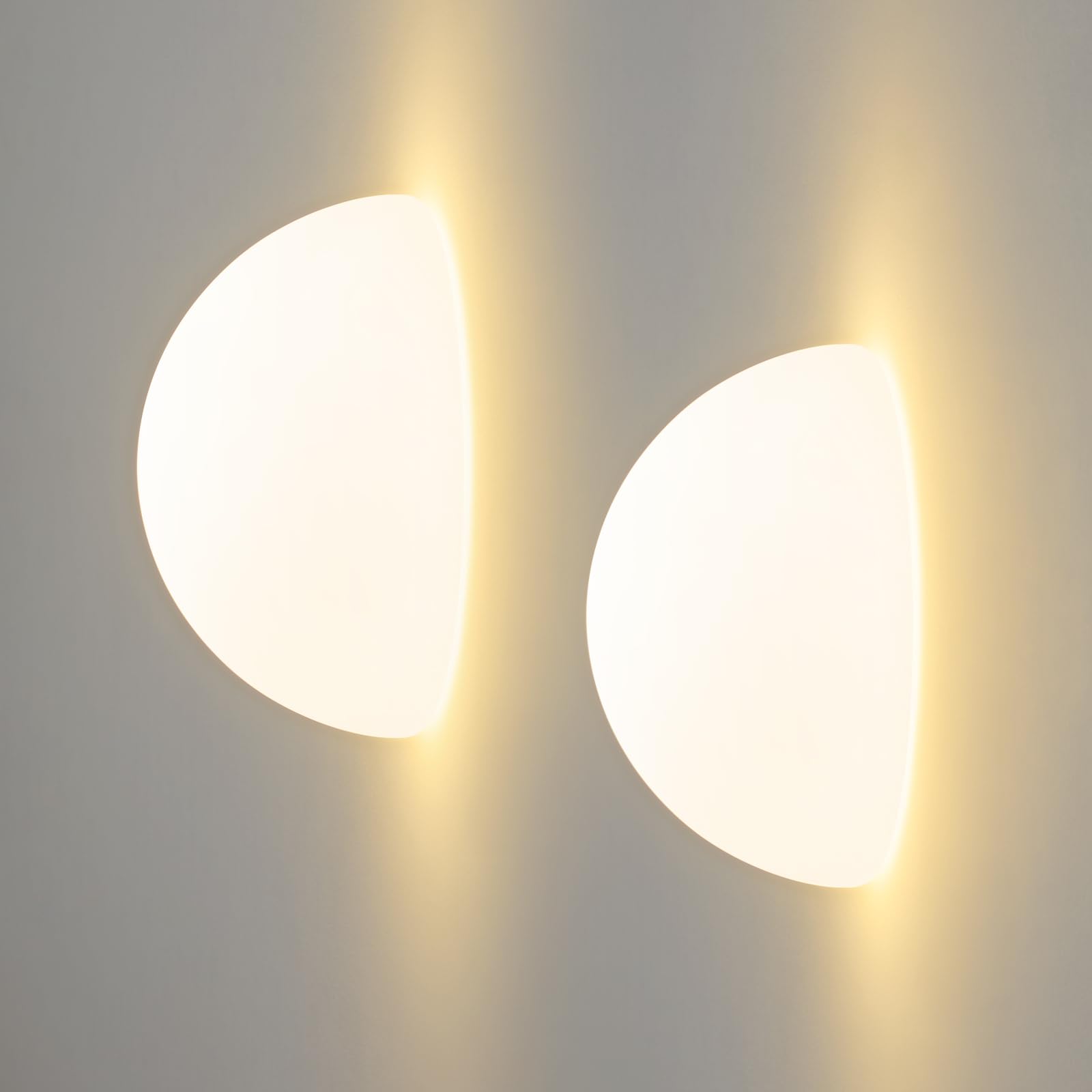 Modern Globe Glass Wall Sconces Set of 2 - Small Mid Century Round Lighting Fixtures, Art Deco Indoor Set of Two Ball Lights, for Bedroom Bathroom Vanity Mirror Living Room Hallway Bedside Mount Lamps