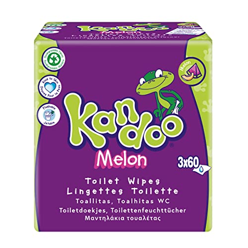 Lingettes melon humides pour developper l'autonomie des enfants aux toilettes