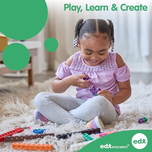 edxeducation 2D3D Geometrische Körper - 24er Set - 12 Formen, 12 Faltnetze und Anleitung - Mathe und Geometrie für Kinder, Mehrfarbig/Meereswellen (Ocean Tides)