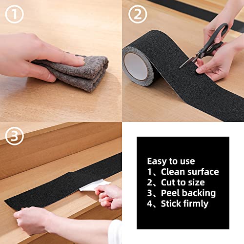 Image of Reniteco Anti Slip Tape - 2 inch x 33Ft, Green Heavy Duty Grip Tape - High Adhesion & Waterproof, No Residue Removal for Outdoor Stairs, Tile, Shower, Bathtub - Extra Grip Safety Tape