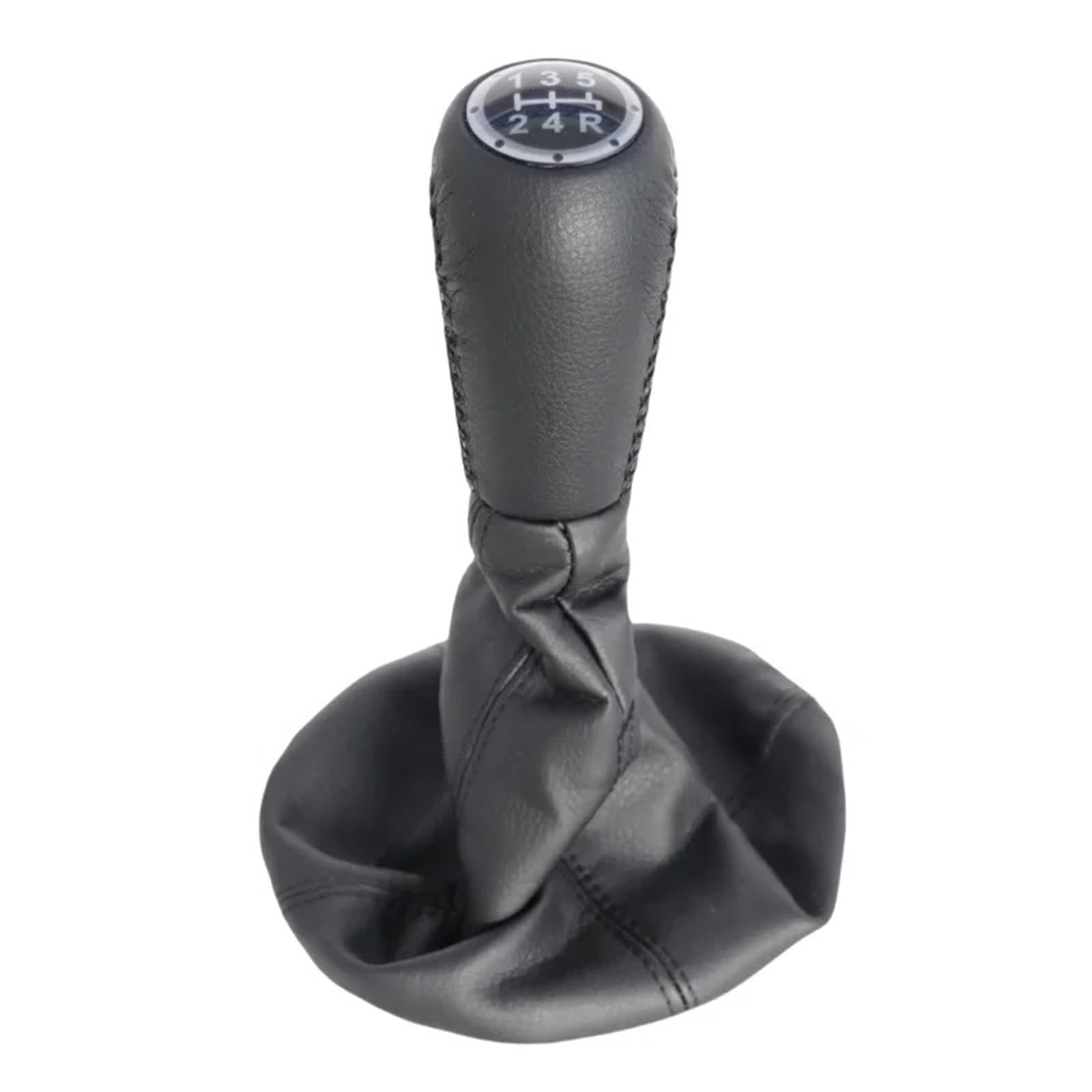 EHWLFVX Car Gear Shift for Fiat for Punto 188 MK2 Transmission Gear Shift Knob Head Lever Shifter Leather Gaiter Boot Case Collar Car Styling(B0563 Gearshift)