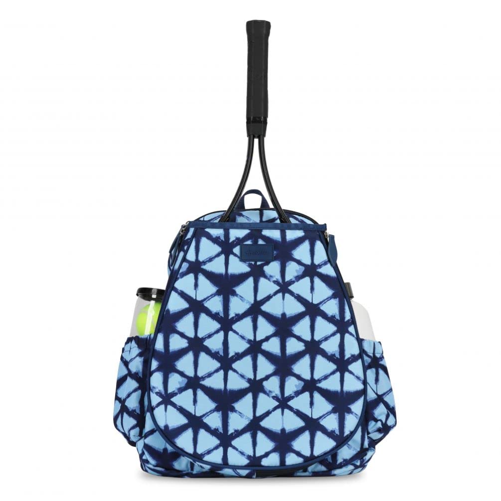 Ame And Lulu Game On Blue Shibori Tennis Backpack Ame Desertcart