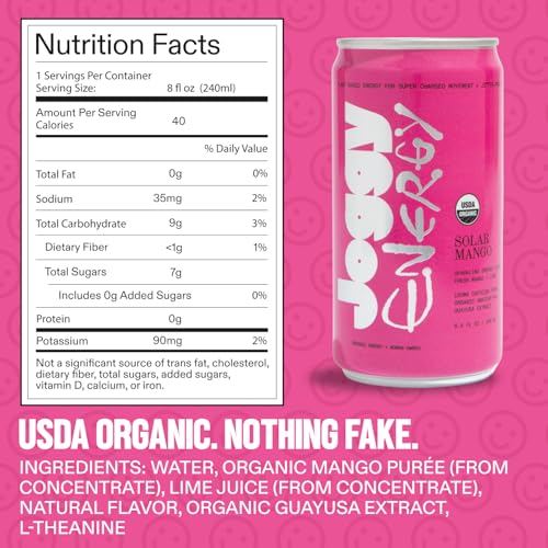 Image of Joggy Organic Energy Drink, Variety 12pk (8.4oz)