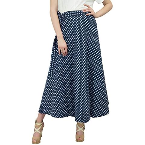 Phagun Reversible Cotton Wrap Skirt Black Cover
