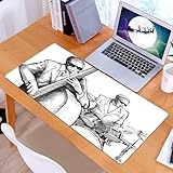 LAVABLE ET FACILE À NETTOYER: le tapis de souris de jeu est particulièrement facile à nettoyer et résistant. Les taches peuvent être lavées rapidement et facilement à la main et à l'eau froide.