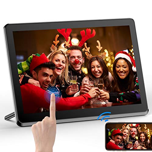 Product Image of the Digital Picture Frame 10 Inch WiFi Digital Photo Frame FHD 1920x1080 IPS Touch Display Screen 8GB Storage Share Photos via App,Email,Cloud from Anywhere