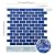 Pool Tile Glass Mosaic Backsplash Blue 12 Inch 5 sq.ft.