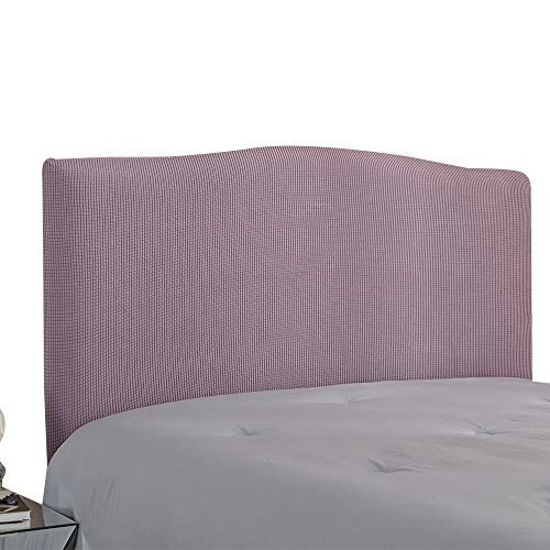 WINS Funda de cabecero de Cama Cubierta de la cabecera elástica Funda Protectora de cabecera de Cama sólida a Prueba de Polvo decoración de Dormitorio Morado Claro