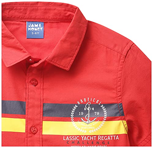 Image of Amazon Brand - Jam & Honey Boy's Regular Fit Shirt