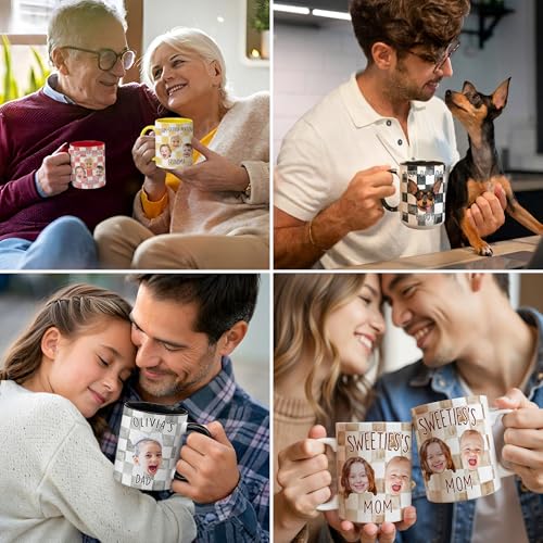 Taza personalizada con foto y texto para el Día del Padre 11oz miniatura 6