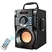 Portable Bluetooth Speaker 10W Subwoofer Heavy Bass Wireless Outdoor Speaker MP3 Player Line in Speakers Support Remote Control FM Radio TF Card LCD Display for Home Party Phone Computer PC