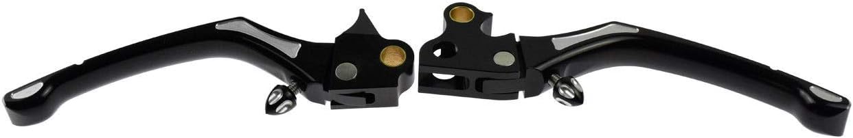 Motorcycle Brake Clutch Lever Hand Levers Fit for Harley Dyna Softail Touring Sportster 883 1200 XL Black