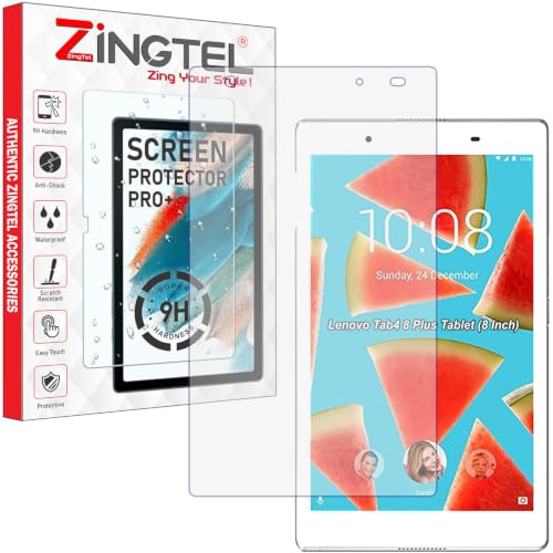 Image of Screen Guard Compatible With Lenovo Tab4 8 Plus Tablet (8 Inch Tablet) Flexible Fiber Screenguard Not a Tempered Glass Screen Guard
