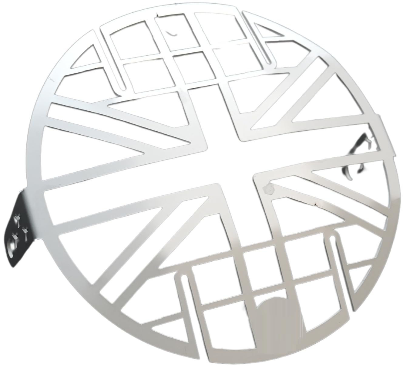 Grill reflektorów (srebrny) pasuje do Royal Enfield NEW HIMALAYAN 450