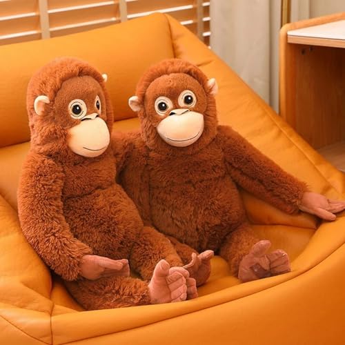 Image of Flufies Plush Toys - Snuggly and Aesthetic Stuffed Plush Toys and Baby Toys - Soft Toys for Baby Girl and Baby Boy - Soft Toys for Girlfriend (60 cm Punch Monkey)