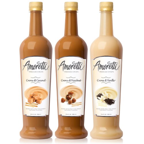 Amoretti Premium Syrups Creamy Classic 3 Pack (750ml)