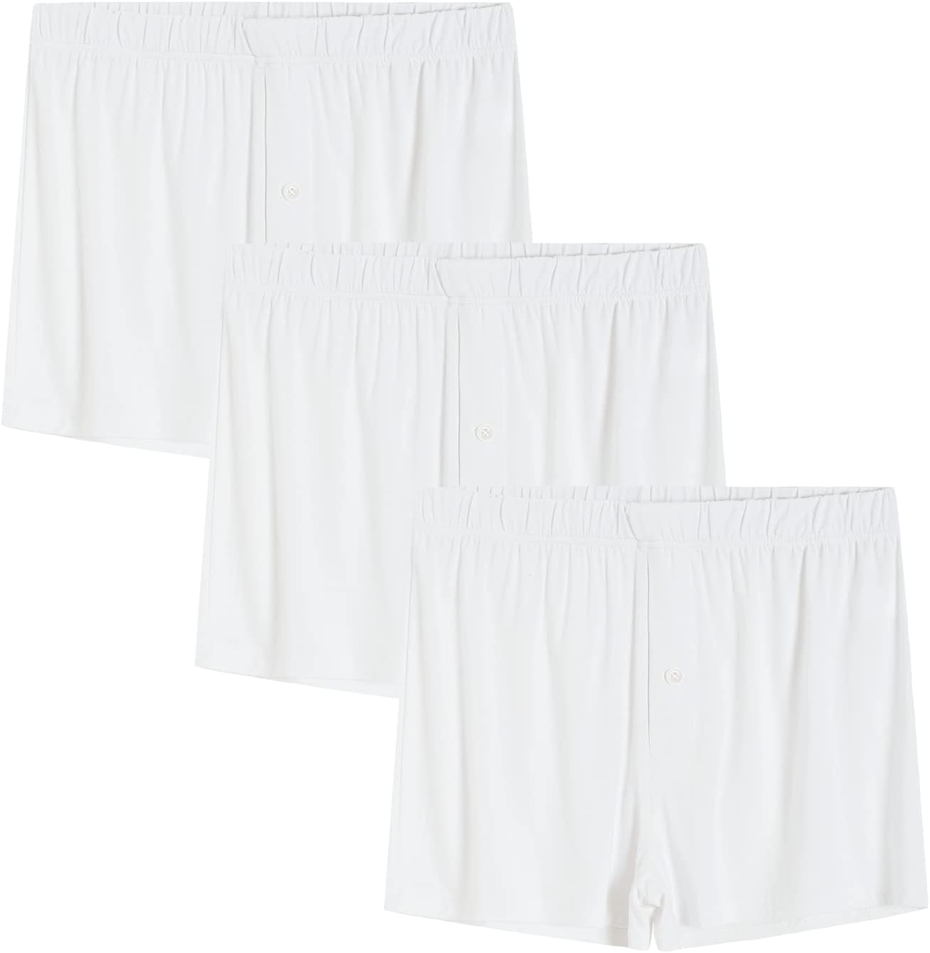 Latuza Men's Viscose Underwear Boxer Shorts Trunk Briefs 3 Pack