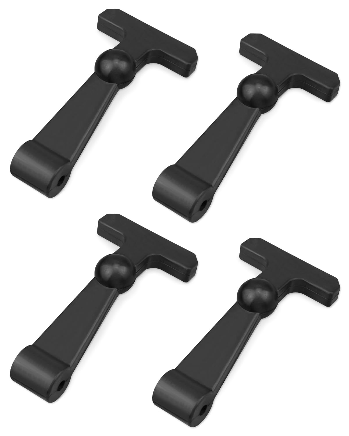 ULXIOM 4 Pack Cooler Replacement Rubber Latches Fit for YETI RTIC Coolers, Quick Mounting, Black