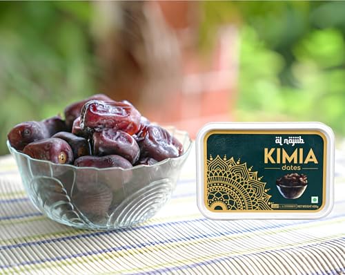 Image of Al Najiib Kimia Original Dates 400g (Pack of 1) | Arabian Dates | Premium Dry Fruits | All-Natural | No Added Sugar | No Preservatives | Khajur /Khajoor /Khejur