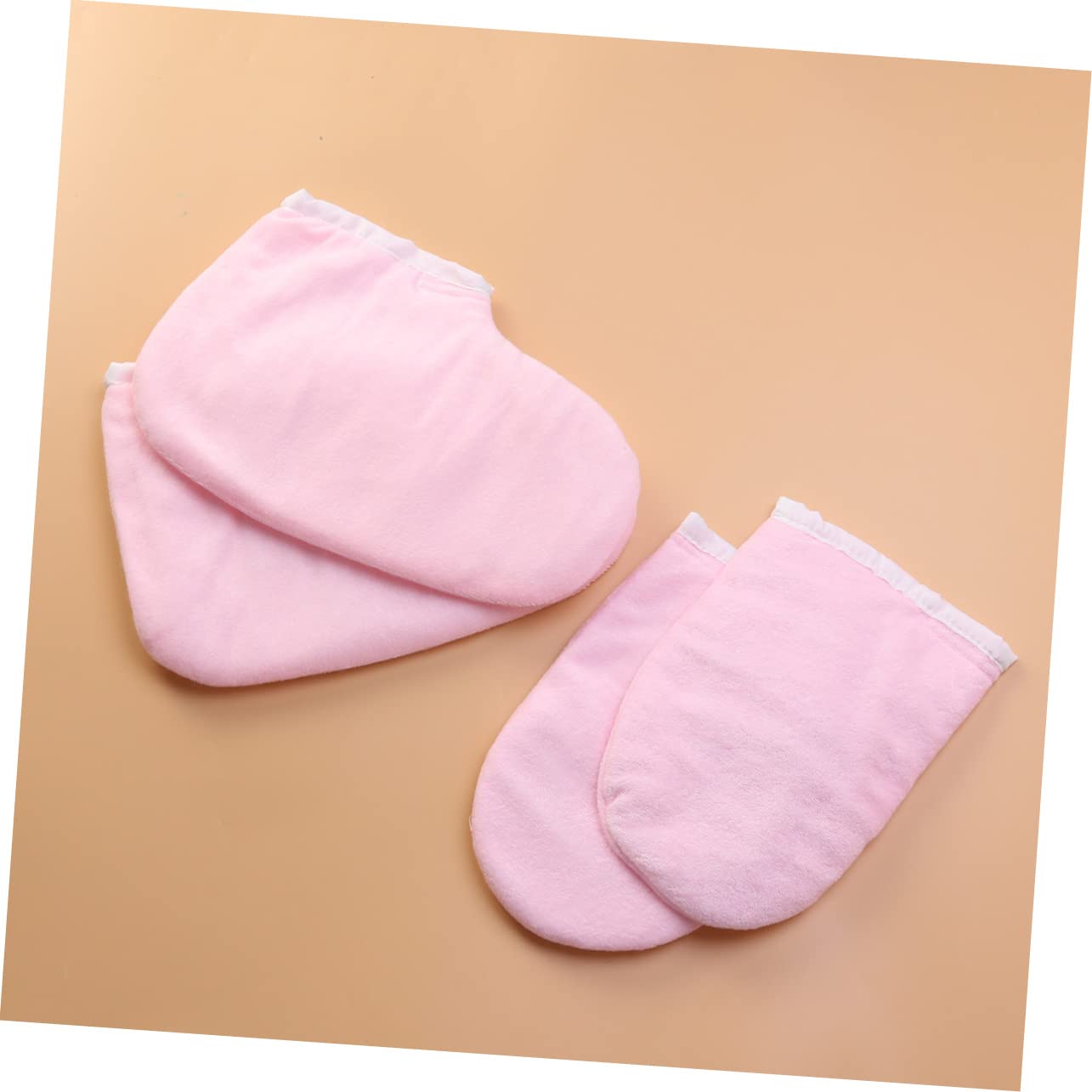 FRCOLOR 2pares Guantes de Parafina para Baño de Cera de Guantes Aislantes Terapéuticos para Spa de Terapia de Calor Uso Manos y Pies