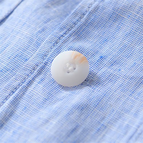 Men's Linen Business Suits Jacket Casual Breathable Two Button Blazer Sport Coat4