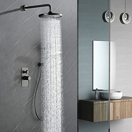 Ensemble de Robinet de Douche Encastrable avec Douchette Pratique et Mitigeur Intégré - 7