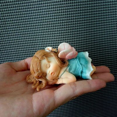 Gemmia Garden Fairy Figurine - Happy Snail Girl Fairy #TOP7