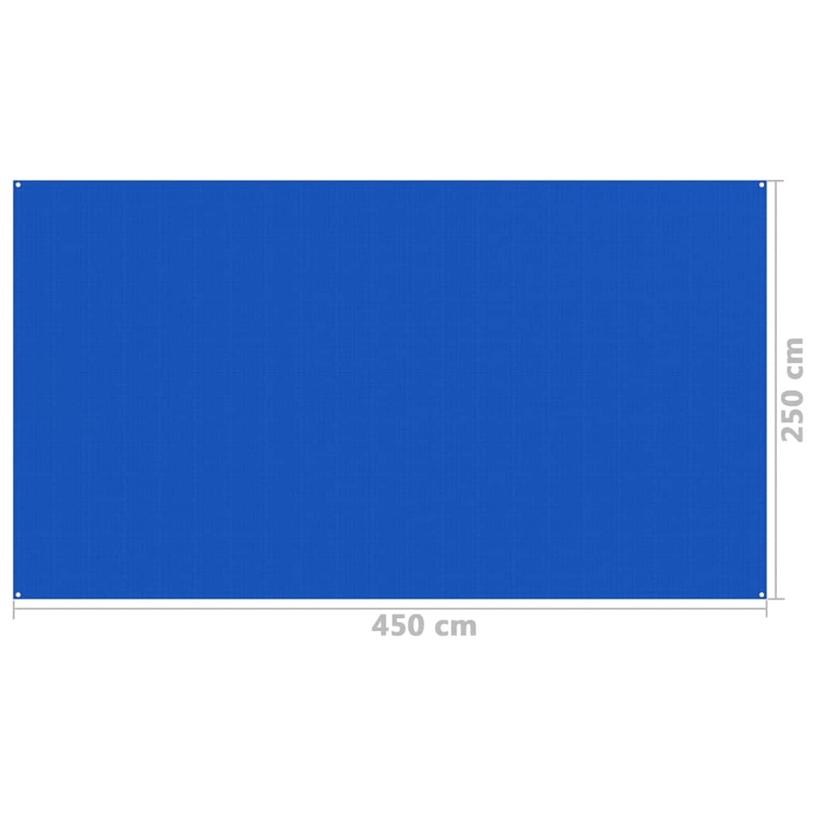 Tappeto da Tenda 250x450 cm Blu,Stuoia Campeggio-Tappeto da Campeggio,Pavimento Ideale per Veranda