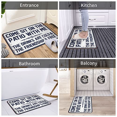 Tapis d'extérieur pas de porte terrasse petit format 65x90 lavable résistant