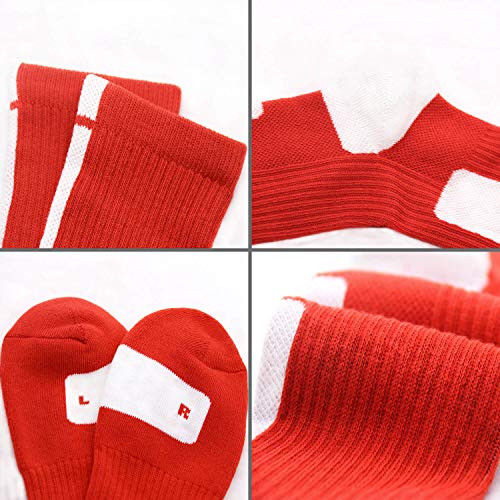 Basketball Socks Cushioned Athletic Crew Socks Thick Compression Sports Socks for Men & Women4