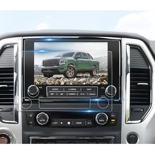 BIBIBO 2PCS for 2024 2025 Nissan Titan Screen Protector 2020-2025 2026 Titan (SV, Pro-4X, Platinum...