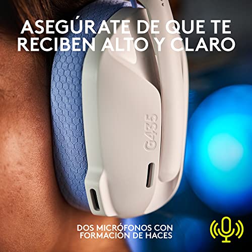 Auriculares inalámbricos Logitech G G435 para jugar sin cables en PC, PS5, Switch y smartphones 6