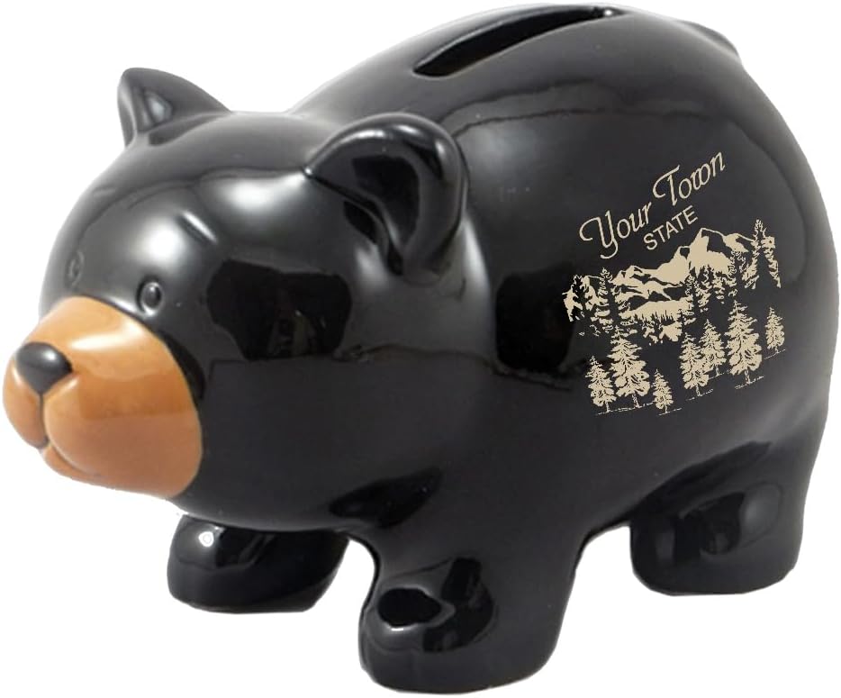 Bear Coin Bank, Ceramic