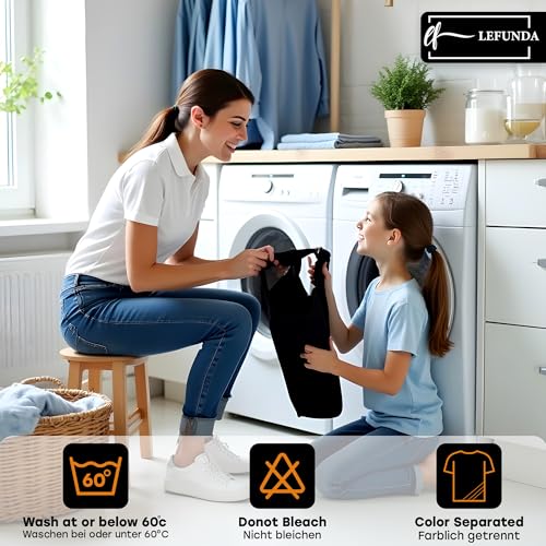 LEFUNDA® Kochschürze Wasserdicht Schürze mit 3 Taschen Verstellbare Grillschürze mit langen Bändern Küchenschürze für Männer Damen Küche BBQ Restaurant Café Backen