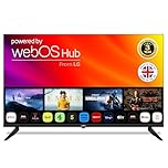 Cello Frameless 43 inch Smart LED TV Made in the UK with Freesat HD Freeview Ultrafast WebOS Netflix Prime Video Apple TV Disney Plus Bluetooth 3 HDMI USB Ideal for Bedroom