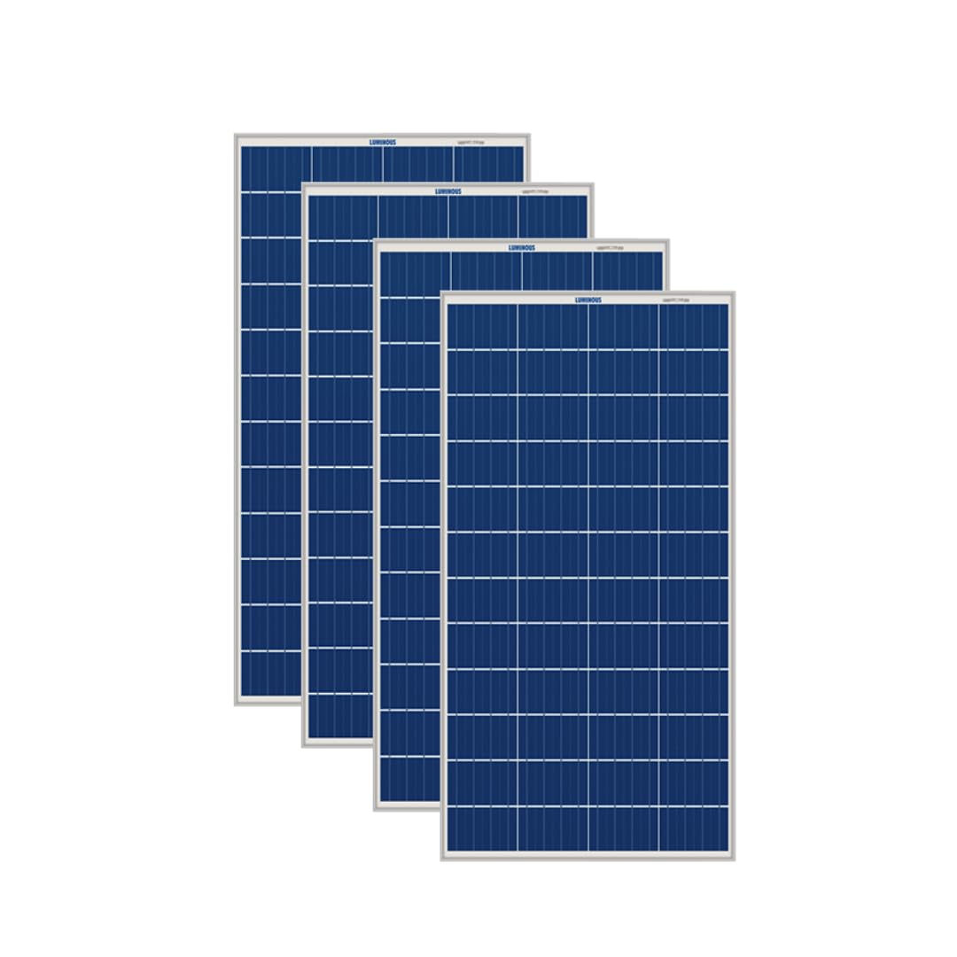 Luminous 170W/12V Polycrystalline Solar Panel Pack of 4-image-26